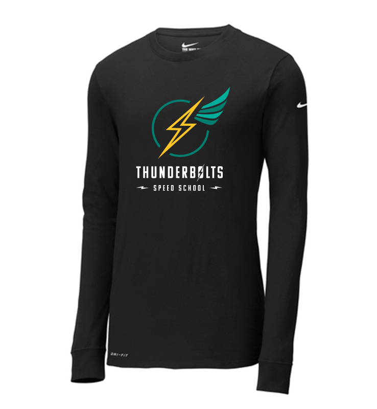 THUNDERBOLTS Nike Dri-FIT Cotton/Poly Long Sleeve Tee