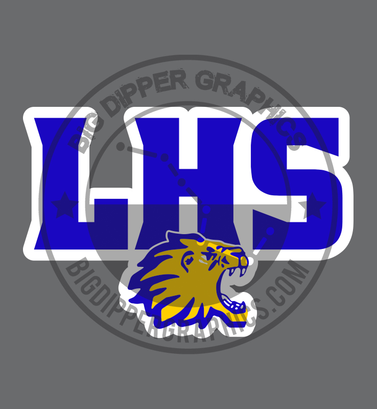LIONBAKERS LHS DECAL 2.5 INCHES