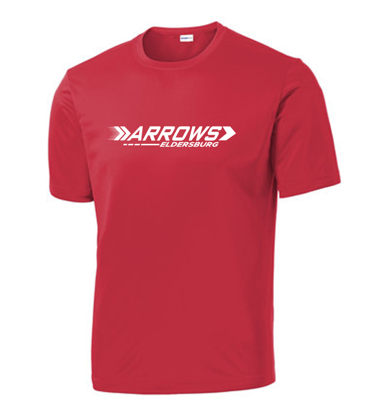 ARROWS RED PERFORMANCE TEE