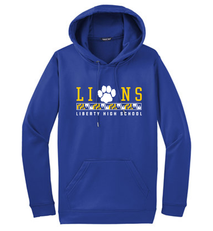 LIBERTY ATHLETIC BOOSTERS PERFORMANCE HOODIE