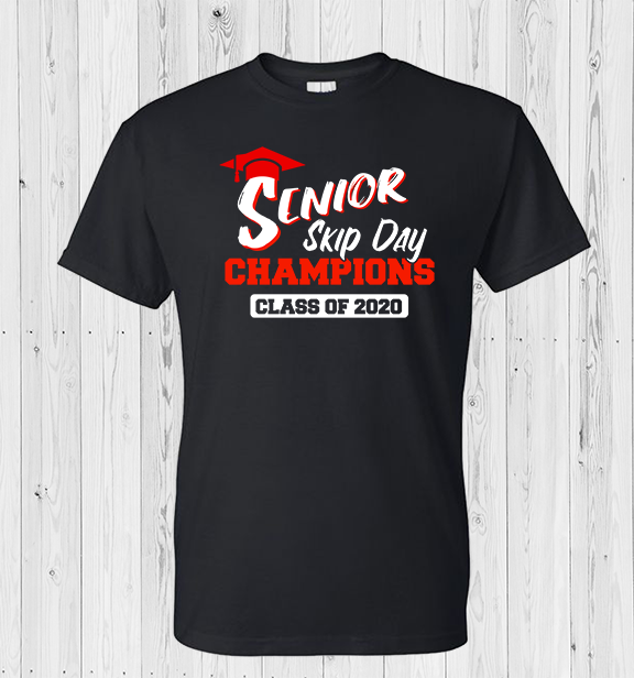 Senior Skip Day Black  T-Shirt
