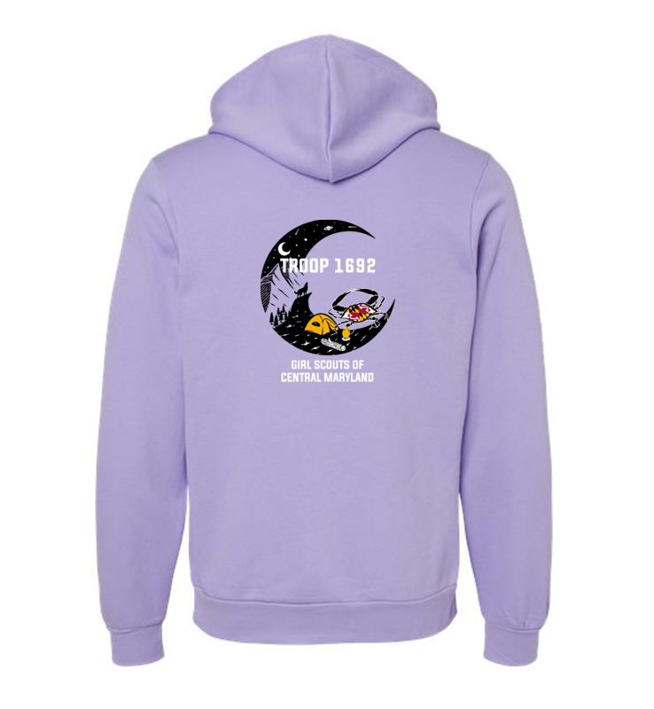 GS TROOP 1692 LAVENDER HOODIE