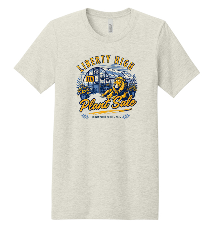 FFA LHS PLANT SALE TEE HEATHER OATMEAL
