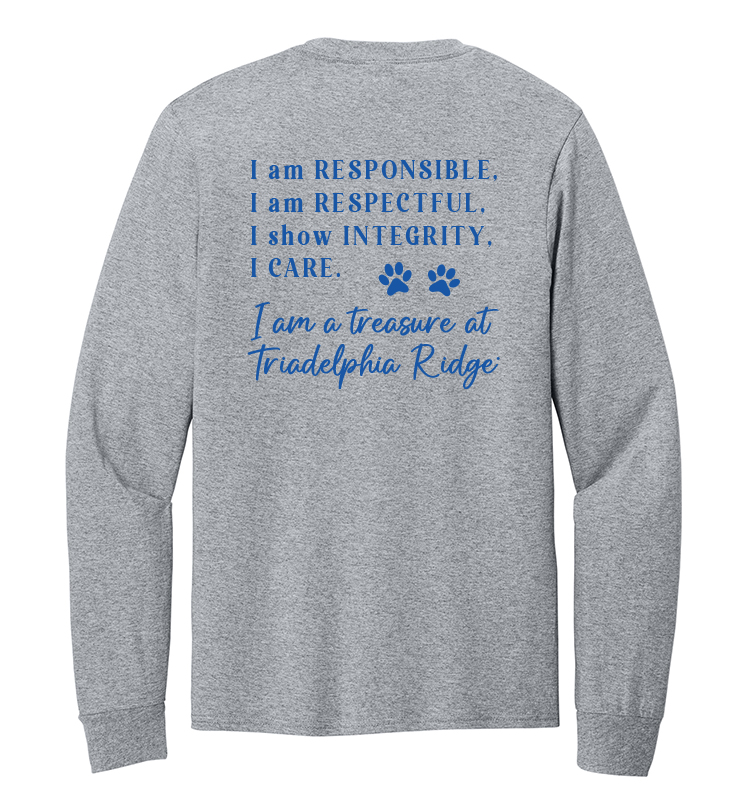 TRIADELPHIA RIDGE ATHLETIC HEATHER LONG SLEEVE