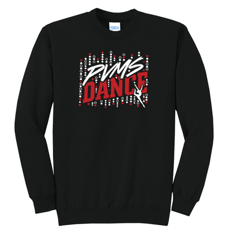 PVMS DANCE BLACK FLEECE PULLOVER