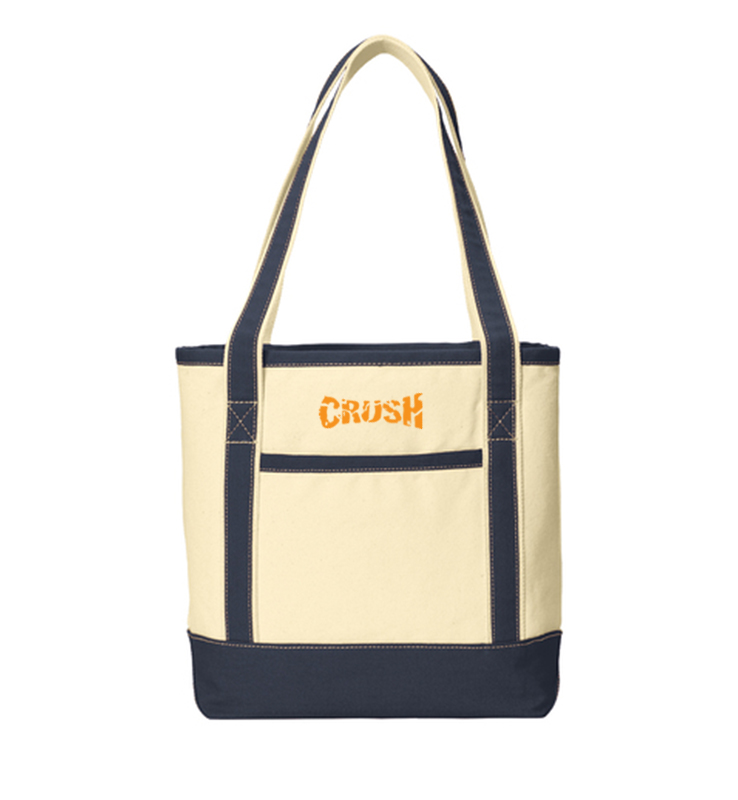 CRUSH SOFTBALL MEDIUM COTTON CANVAS TOTE