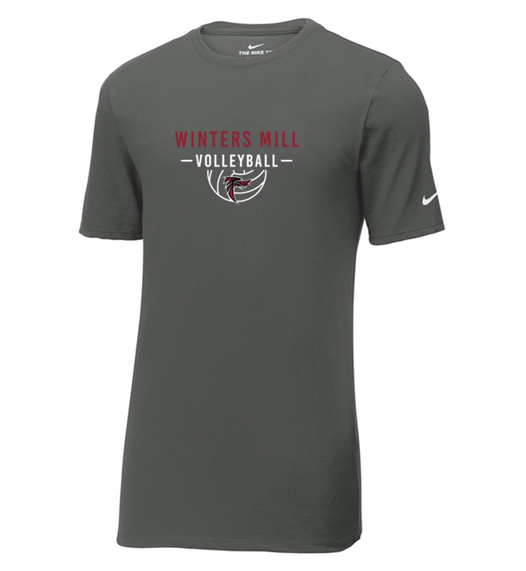 WINTERS MILL VOLLEYBALL ANTHRACITE NIKE DRI FIT TEE