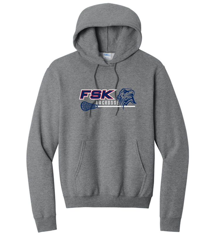 FSK LACROSSE GRAPHITE CORE FLEECE HOODIE