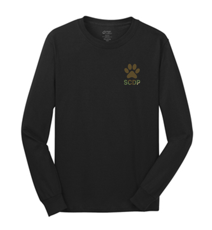 SOUTH CARROLL DOG PARK CAMO BLACK LONG SLEEVE