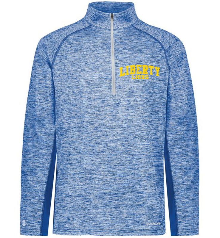 LIONBACKERS ELECTRIFY COOLCORE 1/2 ZIP PULLOVER