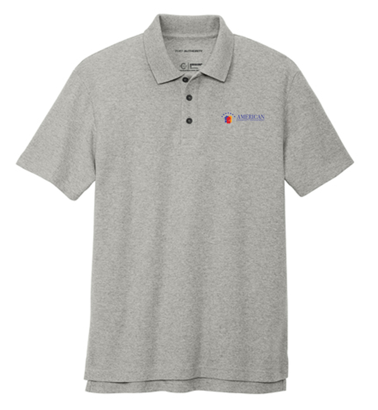 AMC Port Authority C-FREE Cotton Blend Pique Polo