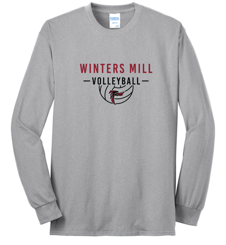 WINTERS MILL VOLLEYBALL ASH BLENDED LONG SLEEVE