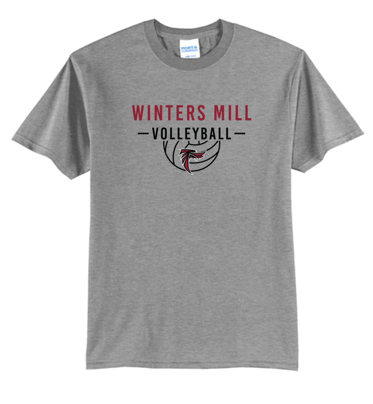 WINTERS MILL VOLLEYBALL ATHLETIC HEATHER BLENDED TEE