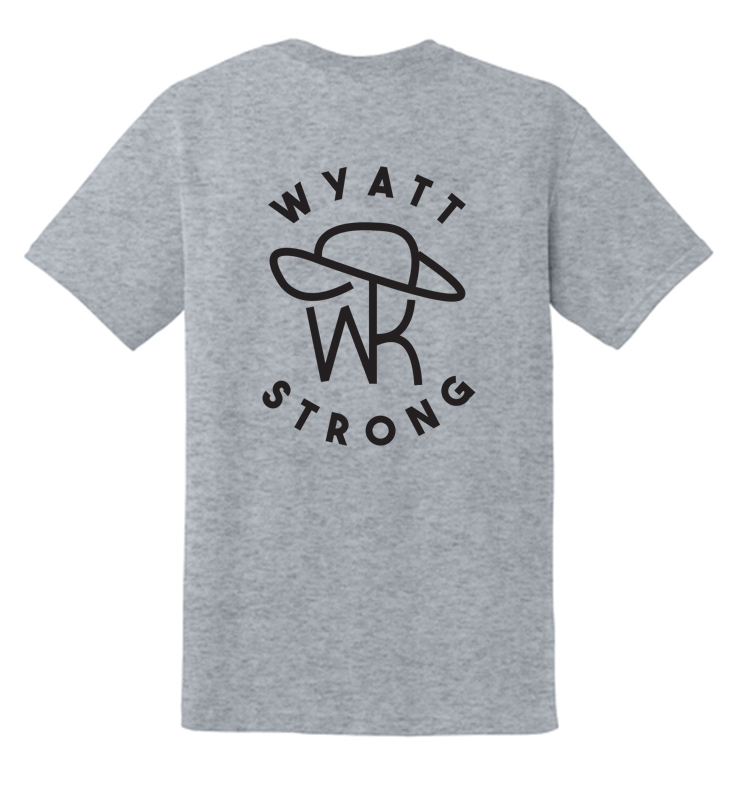WYATT STRONG 50/50 SPORT GREY T-SHIRT