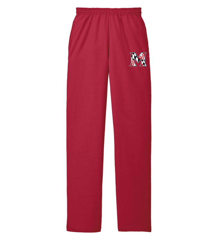 MONARCHS SOFTBALL RED SWEATPANTS