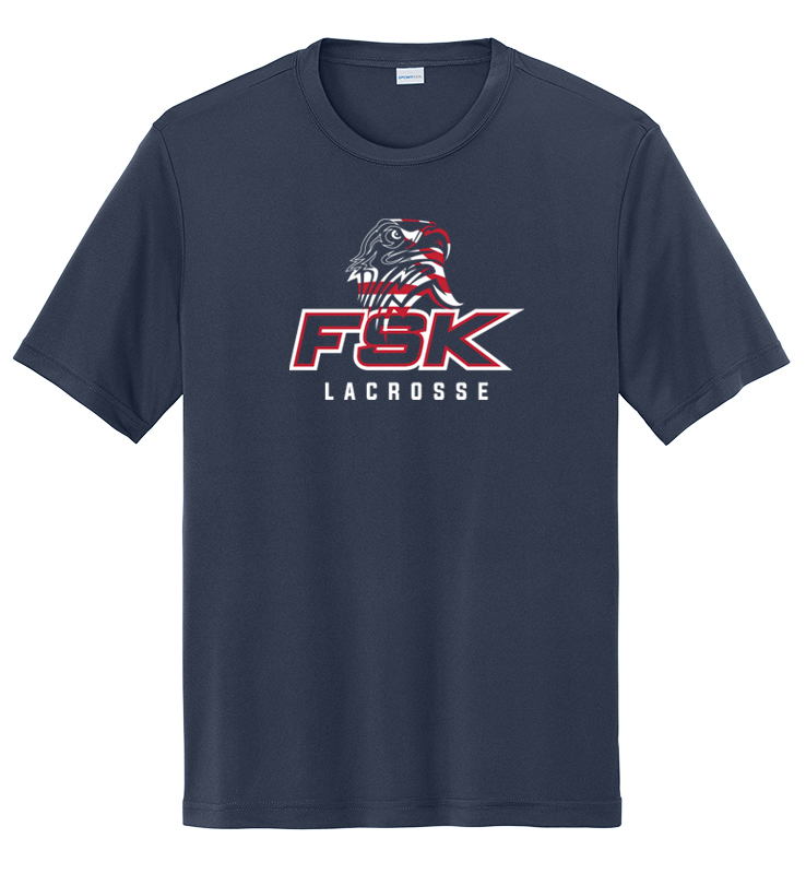 FSK LACROSSE NAVY PERFORMANCE TEE
