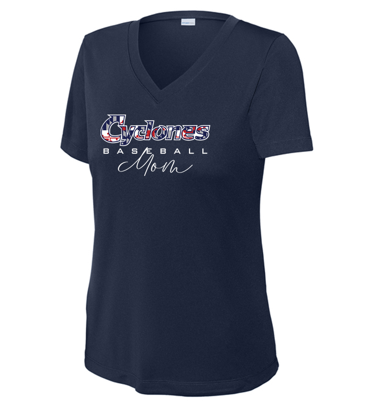 CYCLONES MOM PERFORMANCE V-NECK