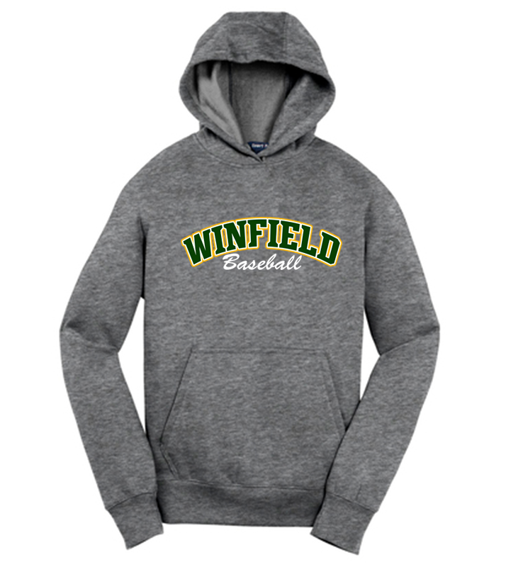 Winfield Baseball Sport Tek Pullover Hooded Sweatshirt