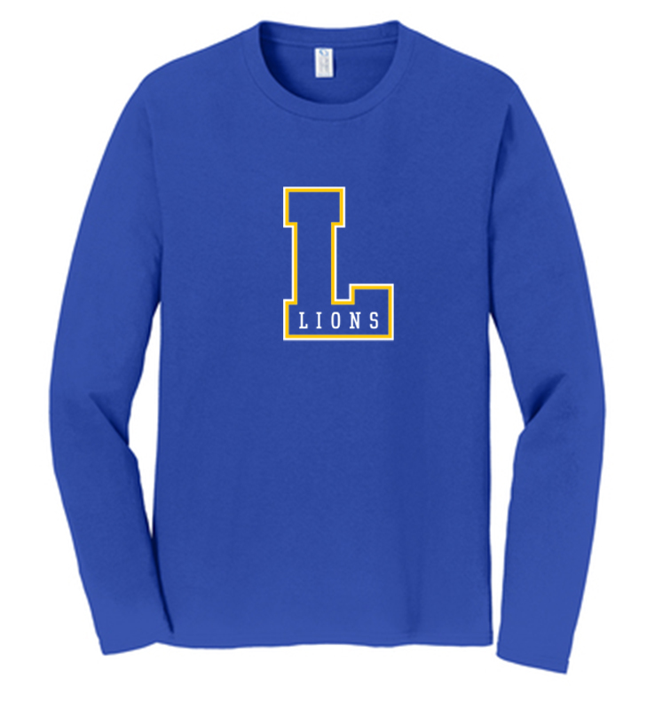 LIBERTY ATHLETIC BOOSTERS ROYAL FAN FAVORITE LONG SLEEVE
