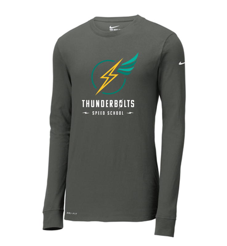 THUNDERBOLTS Nike Dri-FIT Cotton/Poly Long Sleeve Tee