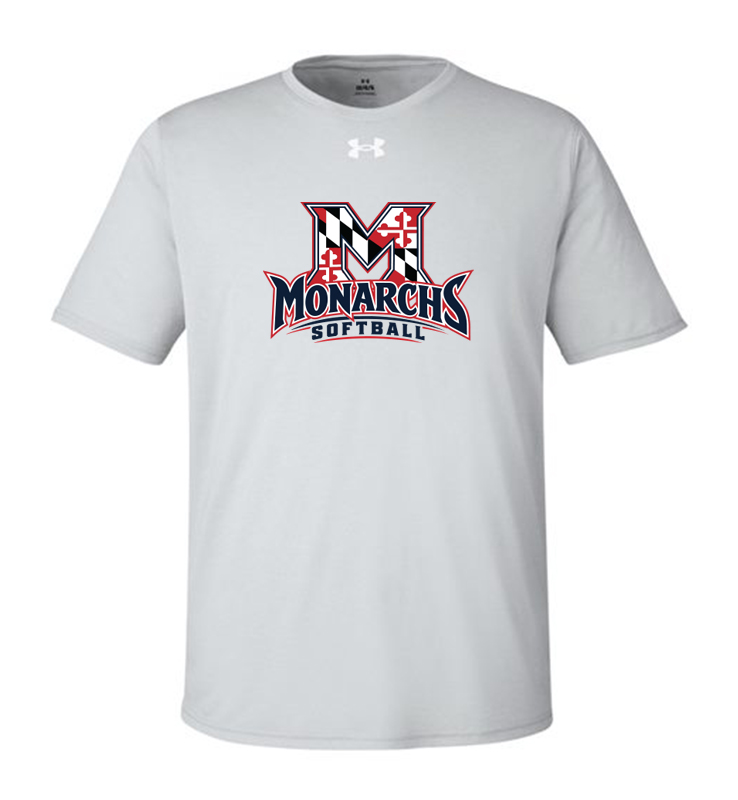 MONARCHS SOFTBALL GREY UA TEE