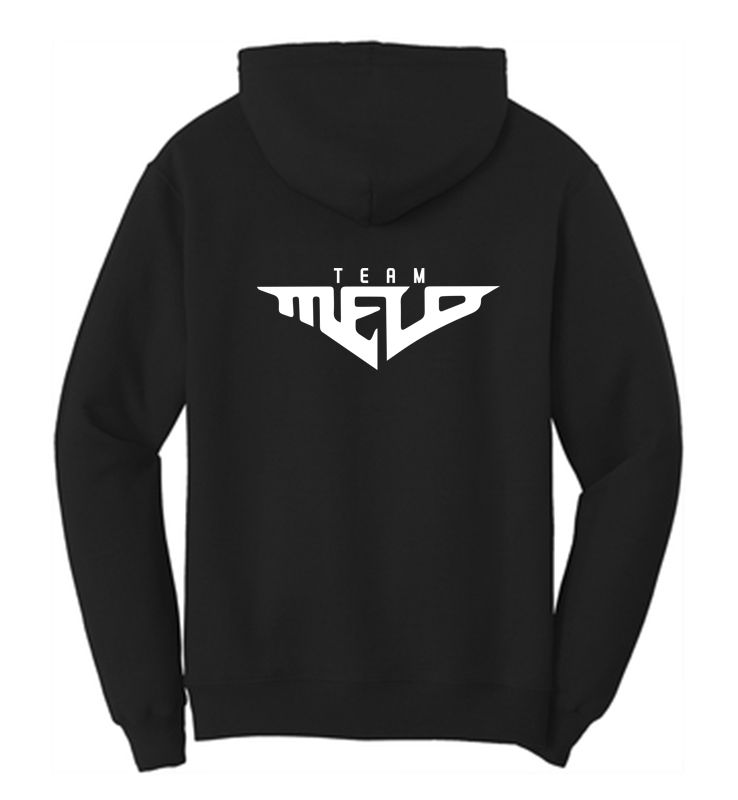 TEAM MELO MD23 BLACK HOODIE