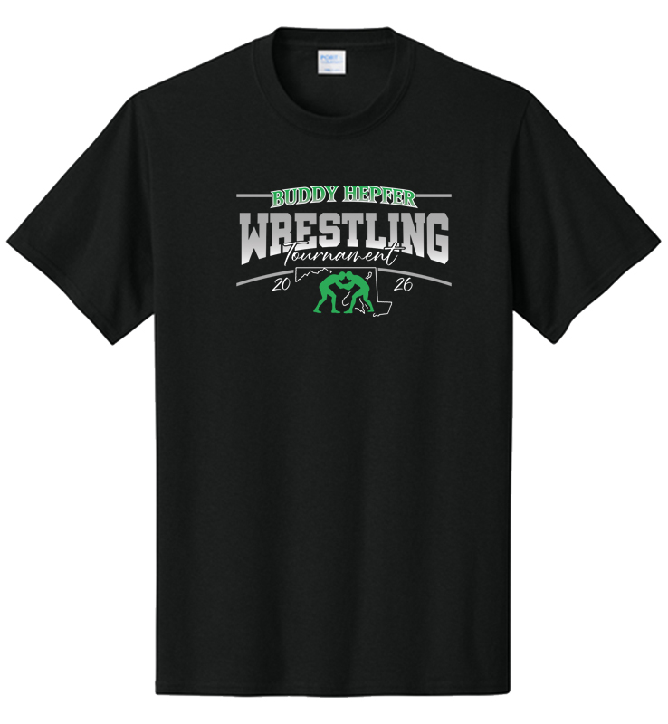 BUDDY HEPFNER TOURNAMENT BLACK T-SHIRT