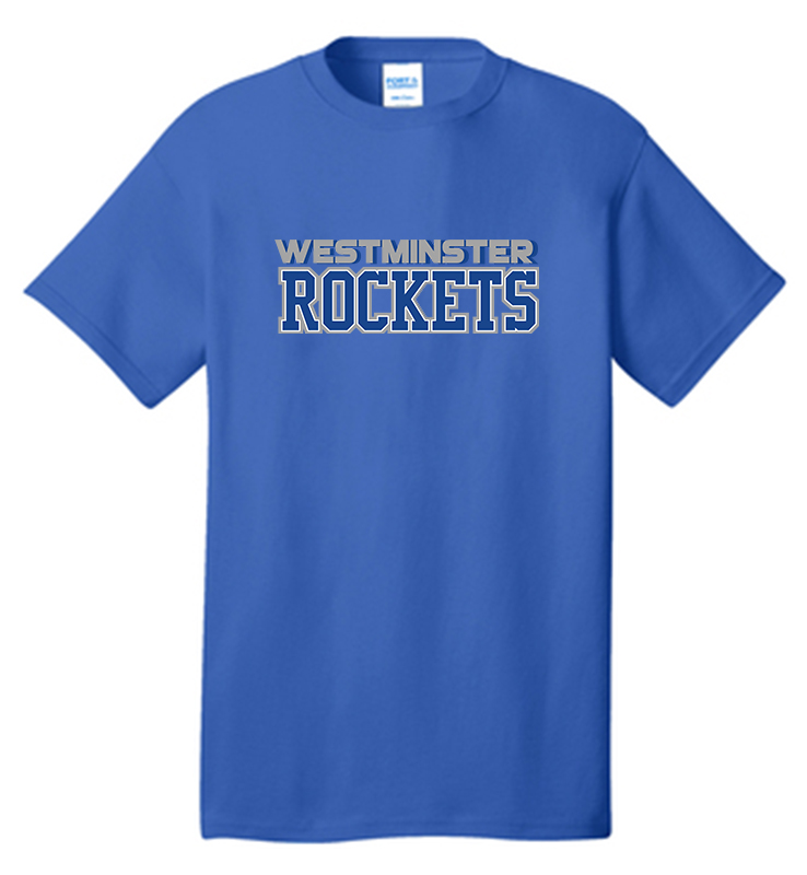 WESTMINSTER ROCKETS 2024 ROYAL TEE
