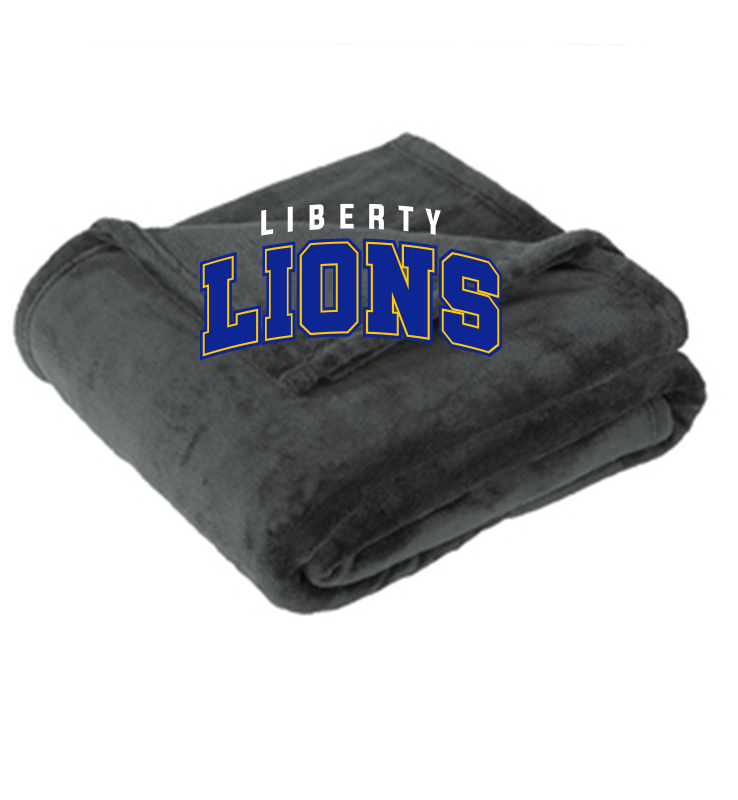 LIBERTY ATHLETIC BOOSTERS OVERSIZED PLUSH BLANKET