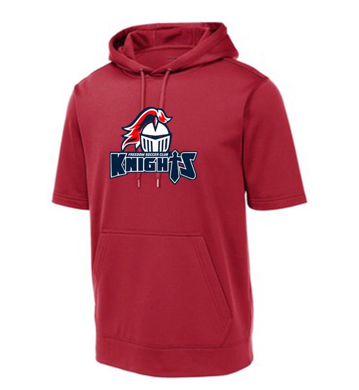FREEDOM KNIGHTS SHORT SLEEVE PERFORMANCE HOODIE