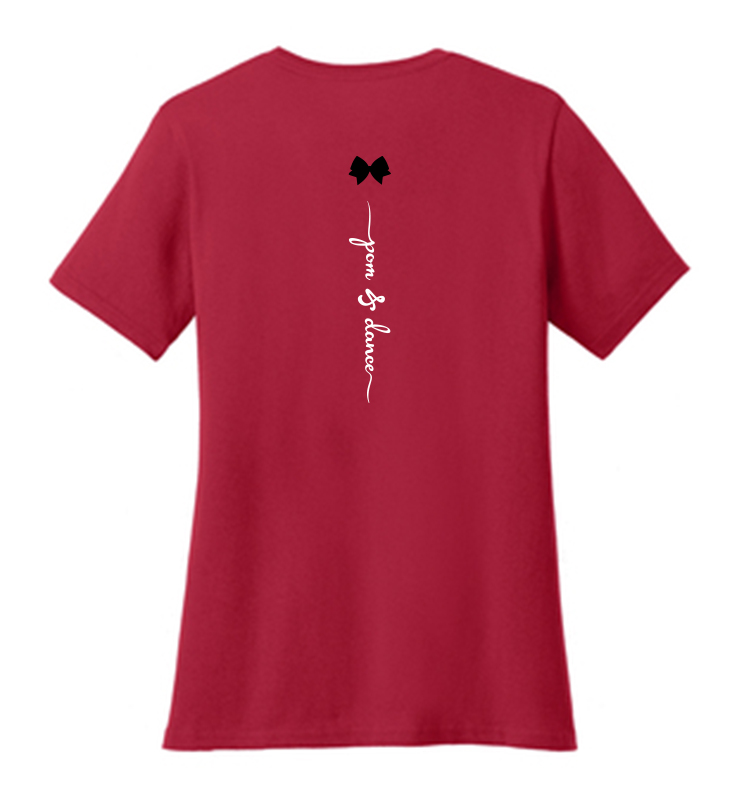 LANCERS RED CAMP V-NECK