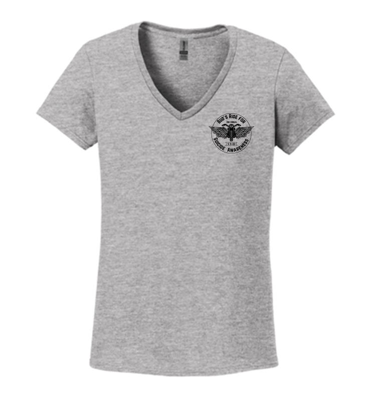 BUDS RIDE LADIES FITTED V-NECK
