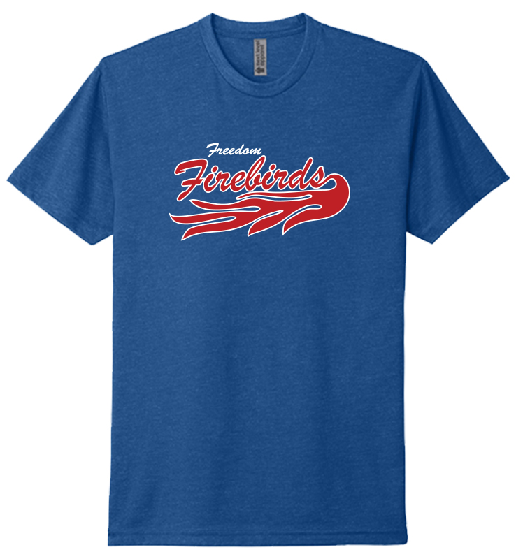 FIREBIRDS NEXT LEVEL ROYAL CVC TEE