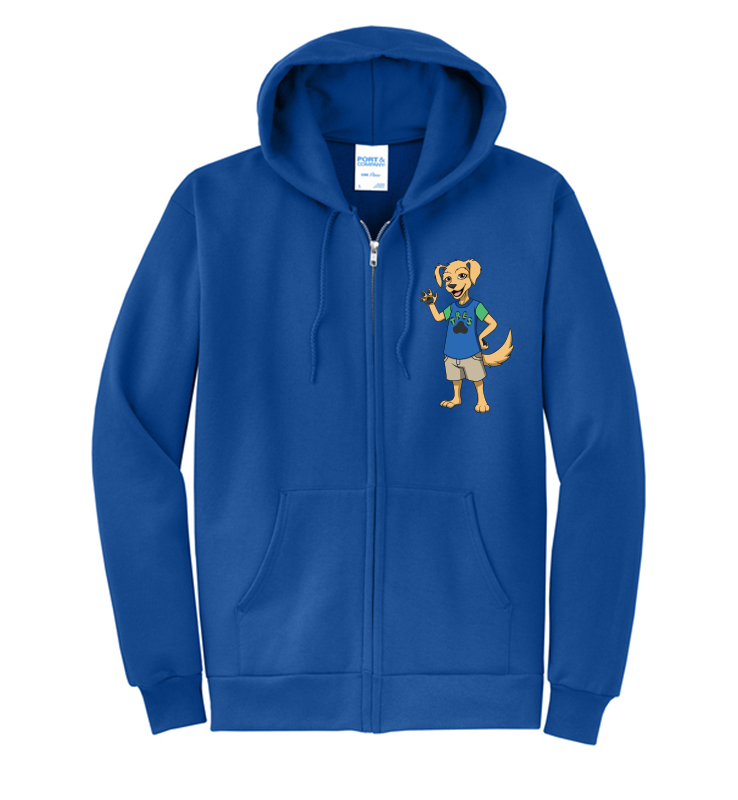 TRIADELPHIA RIDGE ROYAL ZIP UP HOODIE