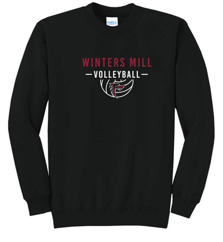 WINTERS MILL BLACK CREWNECK