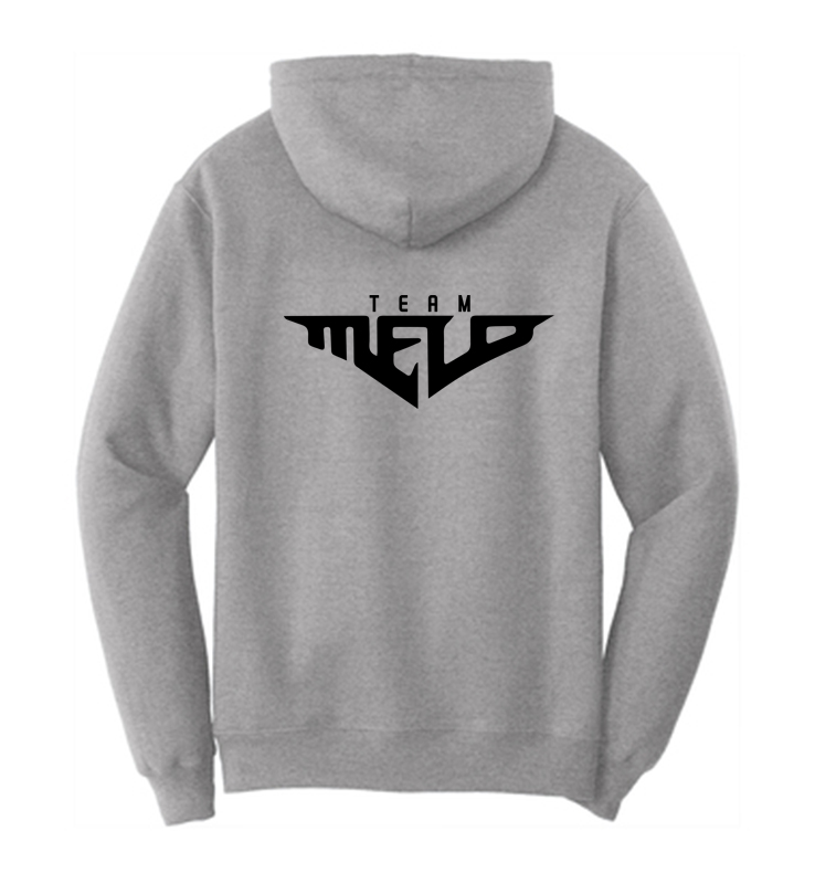 TEAM MELO MD23 GRAY HOODIE