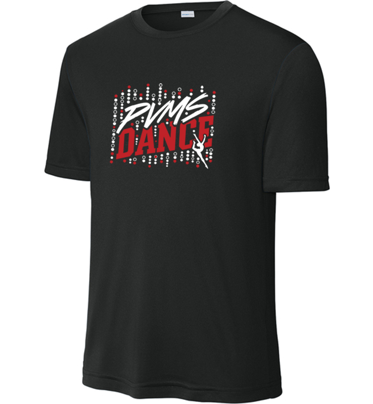 PVMS BLACK PERFORMANCE TEE