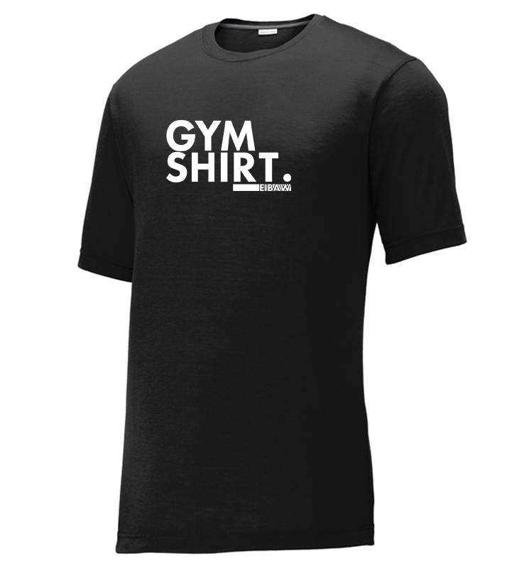 EIBAW GYM SHIRT BLACK TEE