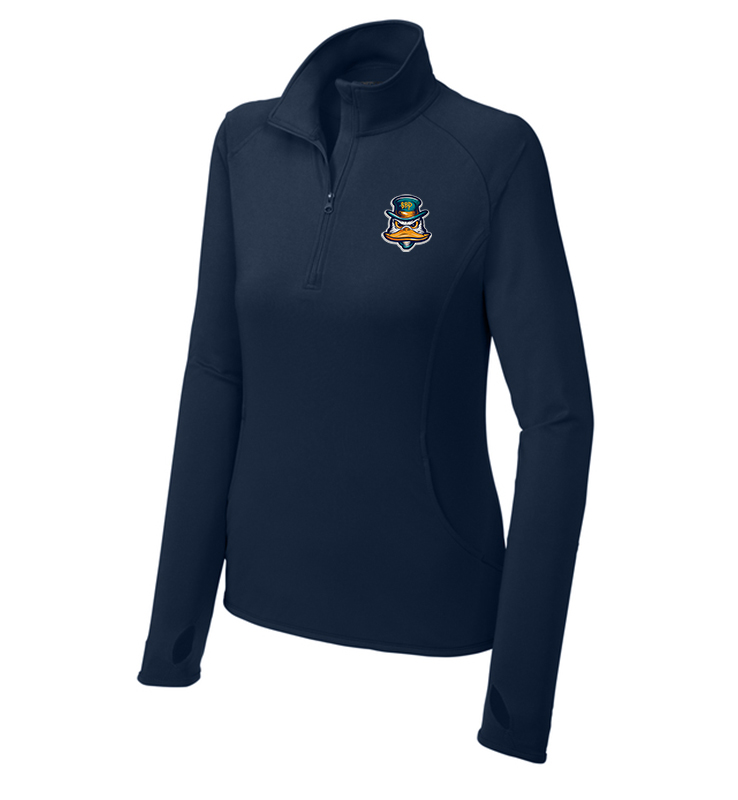 DIAMON DUCKS LADIES STRETCH QUARTER ZIP