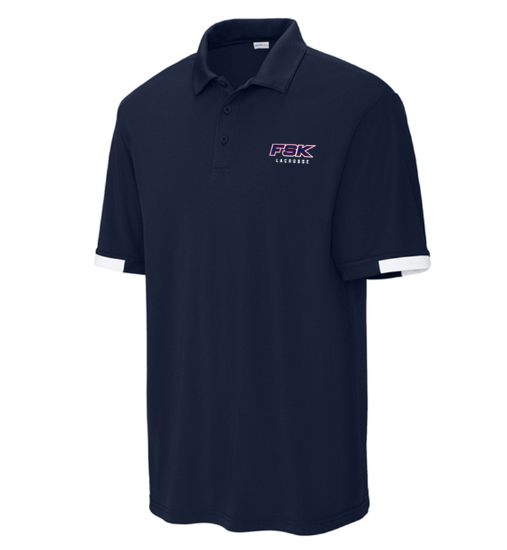 FSK LACROSSE CLUB NAVY POLO