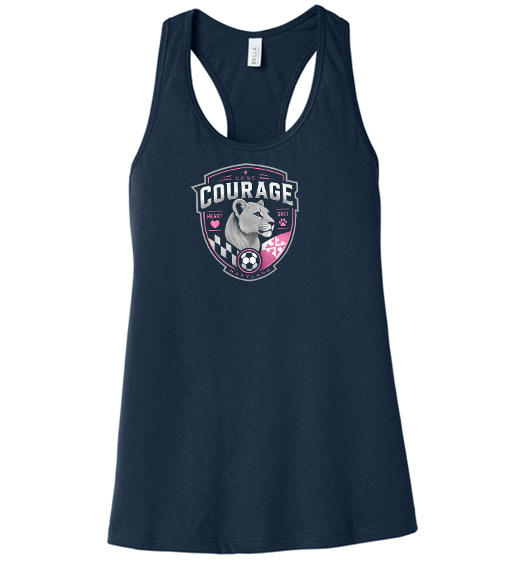 CCSC COURAGE JERSEY RACERBACK TANK