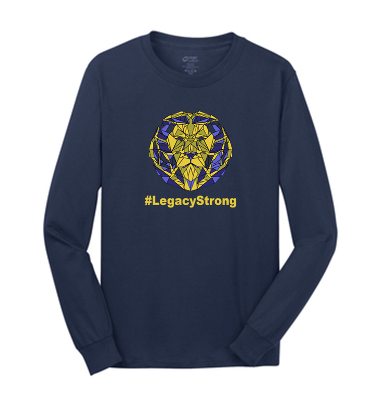 The Legacy School Long Sleeve Navy T-Shirt