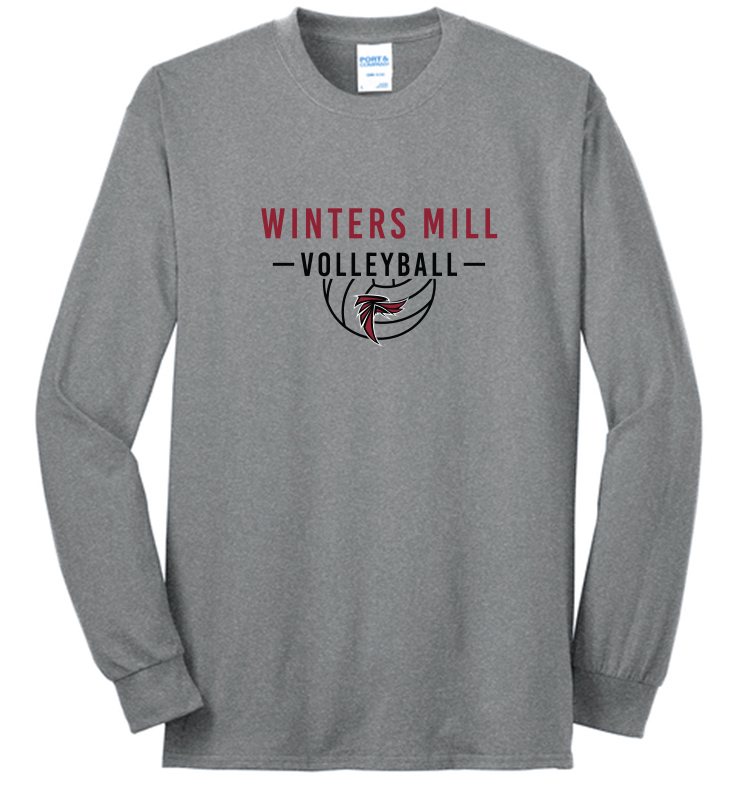 WINTERS MILL VOLLEYBALL ATHLETIC HEATHER BLENDED LONG SLEEVE