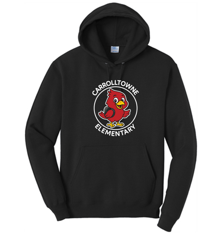 CARROLLTOWNE BLACK HOODIE