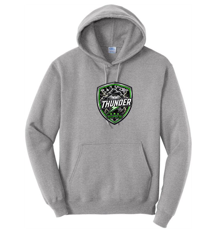 ALLIANCE THUNDER ATHLETIC HEATHER CORE FLEECE HOODIE
