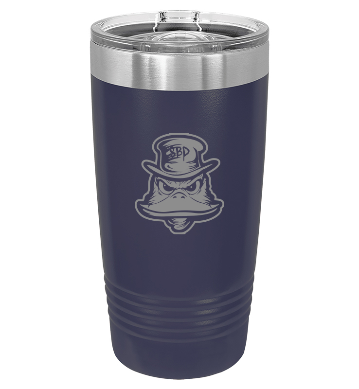 DIAMOND DUCKS NAVY 20 OUNCE TUMBLER