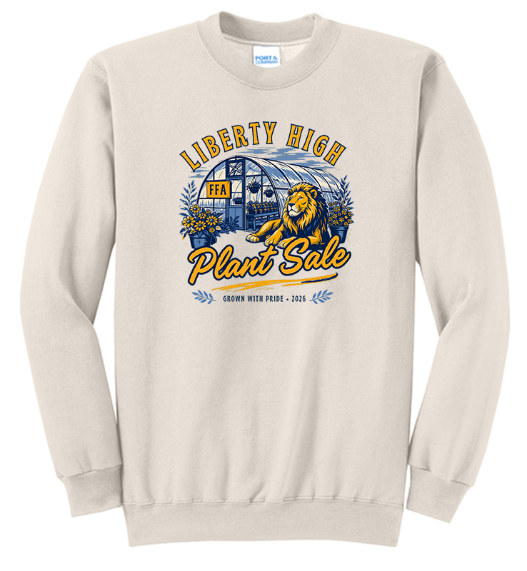 FFA LHS PLANT SALE CREWNECK NATURAL