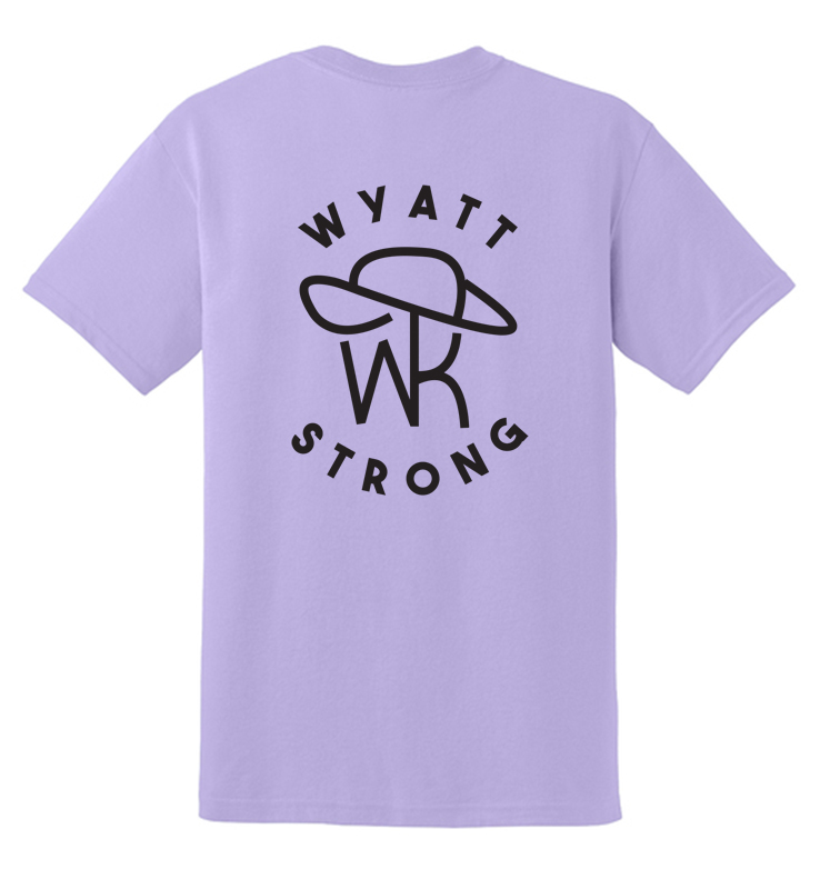 WYATT STRONG 50/50 SPORT ORCHID T-SHIRT