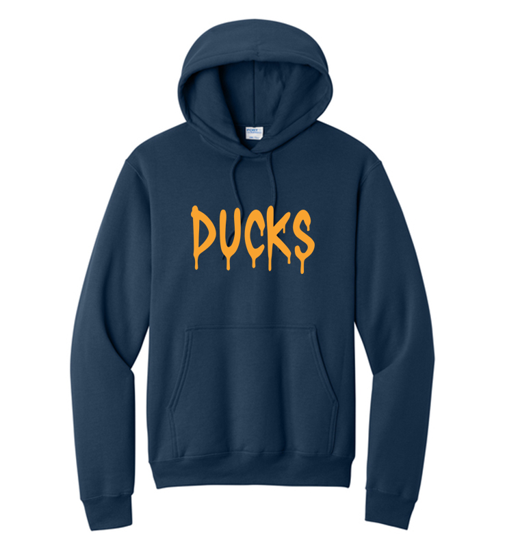 DIAMOND DUCKS CORE FLEECE NAVY HOODIE