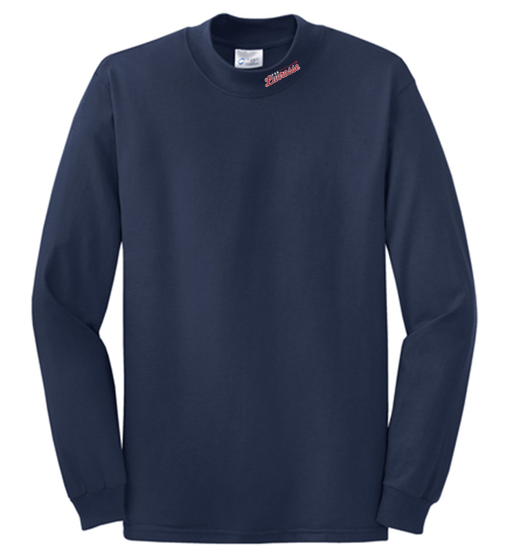 FSK LACROSSE EMBROIDERED NAVY MOCK NECK